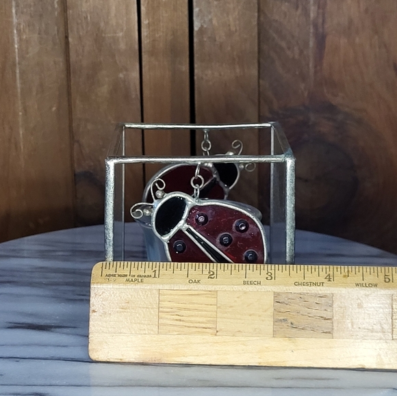 Stained Glass Ladybug Candle Holder - Picture 11 of 15